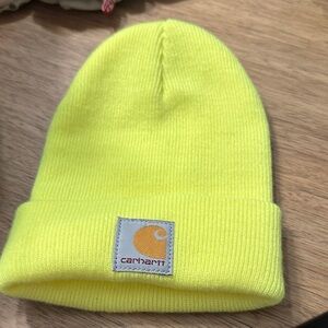 Carhartt Kids High-Visibility Neon Yellow Beanie